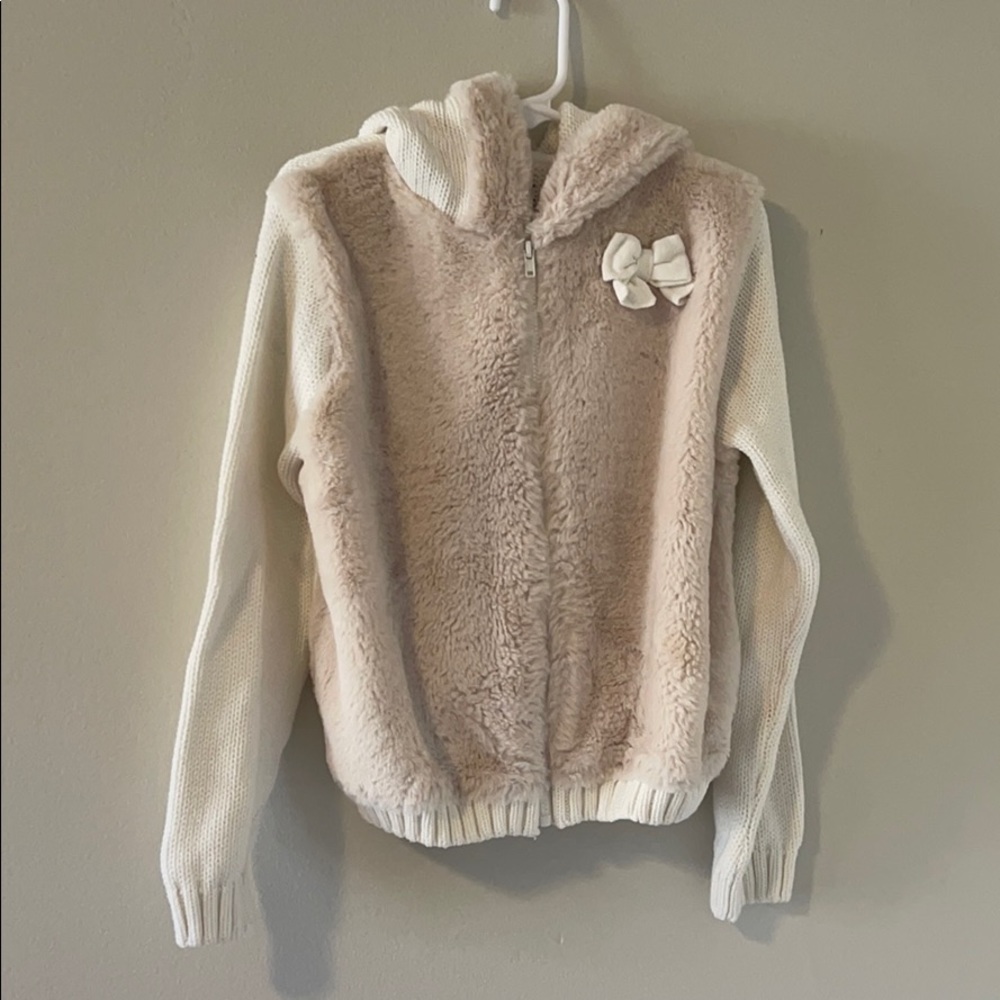 Hartstrings faux fur sweater 6x